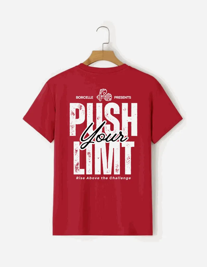 Black and White Gym Motivational T-shirt Design.webp
