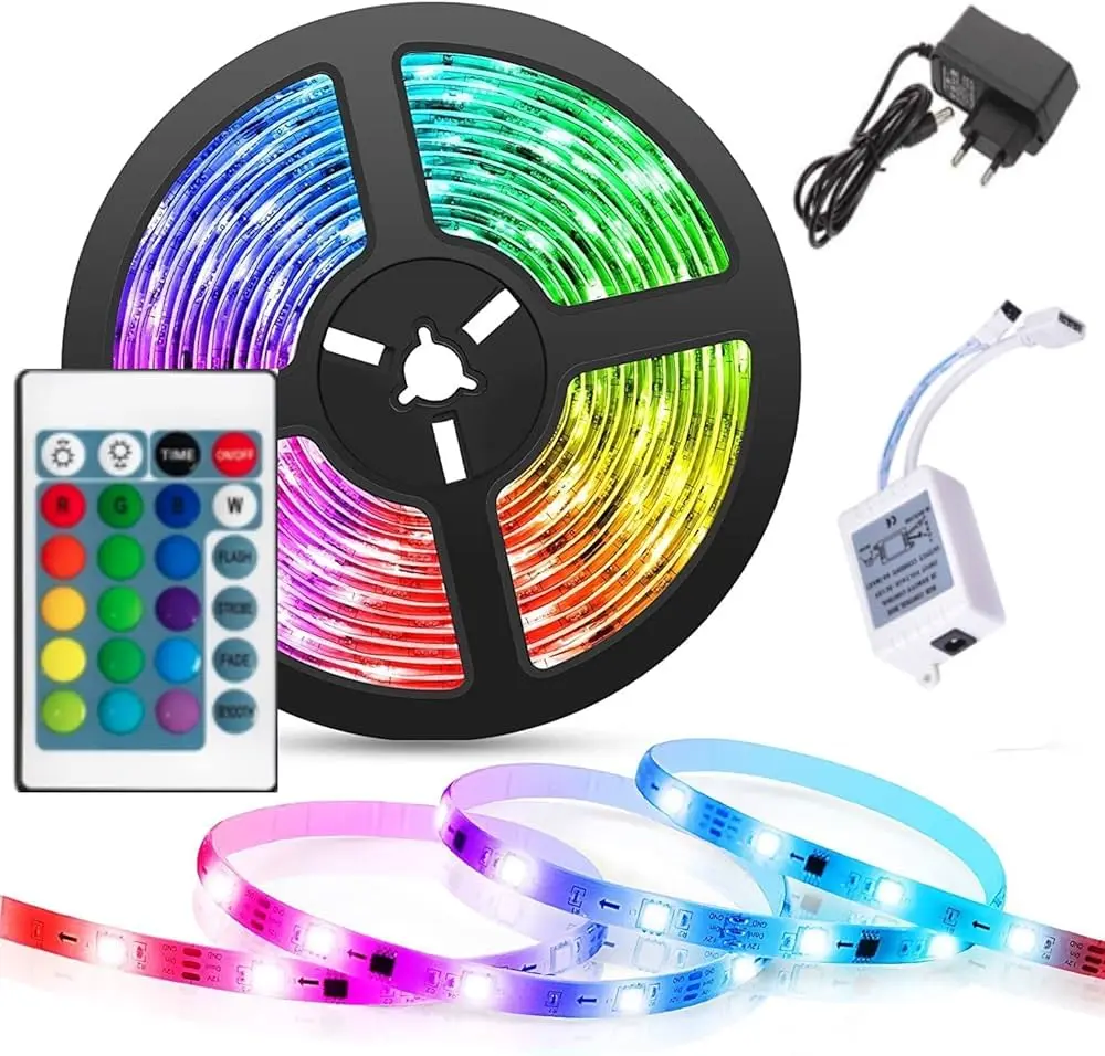 RGP LED Strip Light Operated with Remote