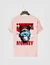 Bad Monkey Printed Half Selves Cotton T-Shirt (5 Color Option)