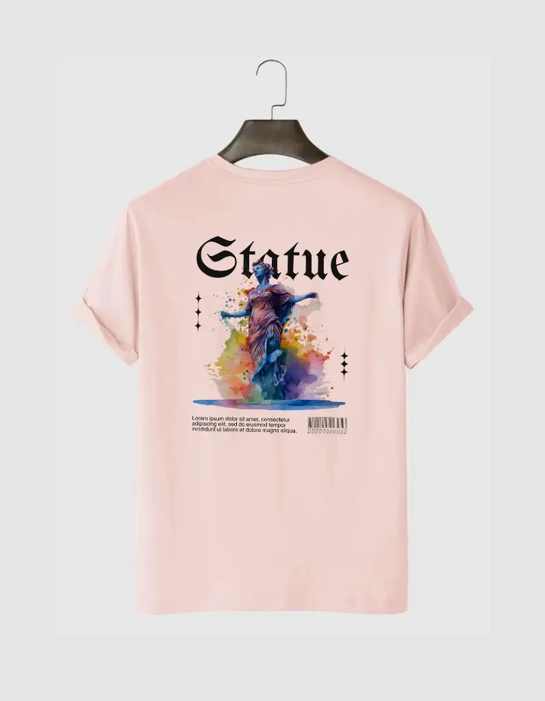 Printed Half Selves Cotton T-shirt (Multi Color Option)