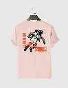 Astronaut Printed Half Selves Cotton T-Shirt in Multi Color