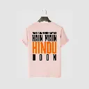 Pahalgam Terror Attack Hain Main Hindu Hoon Printed Oversize Cotton T-shirt