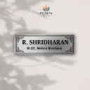 Brush Mate SS Nameplate For Home With Custom Size